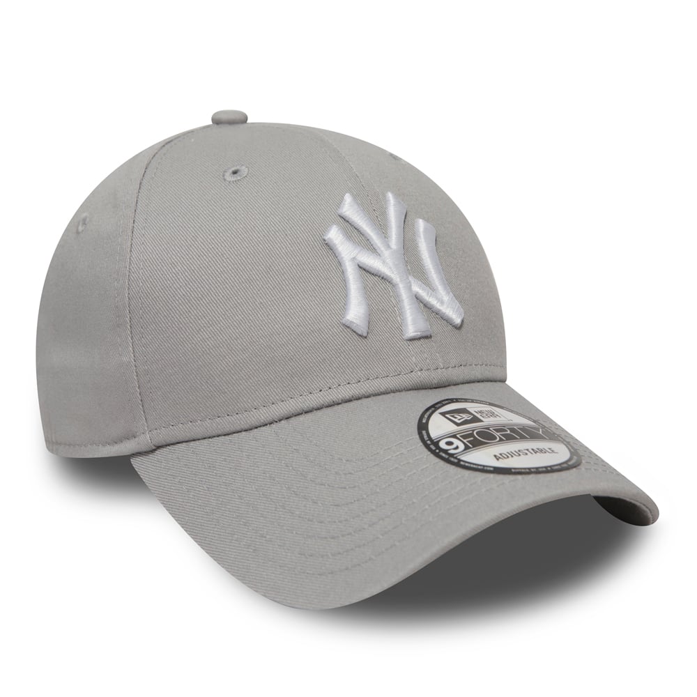 Cappellino 9FORTY Regolabile New York Yankees Essential Grigio