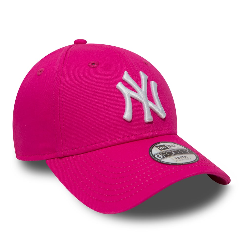 Cappellino 9FORTY Regolabile New York Yankees Essential Kids fucsia