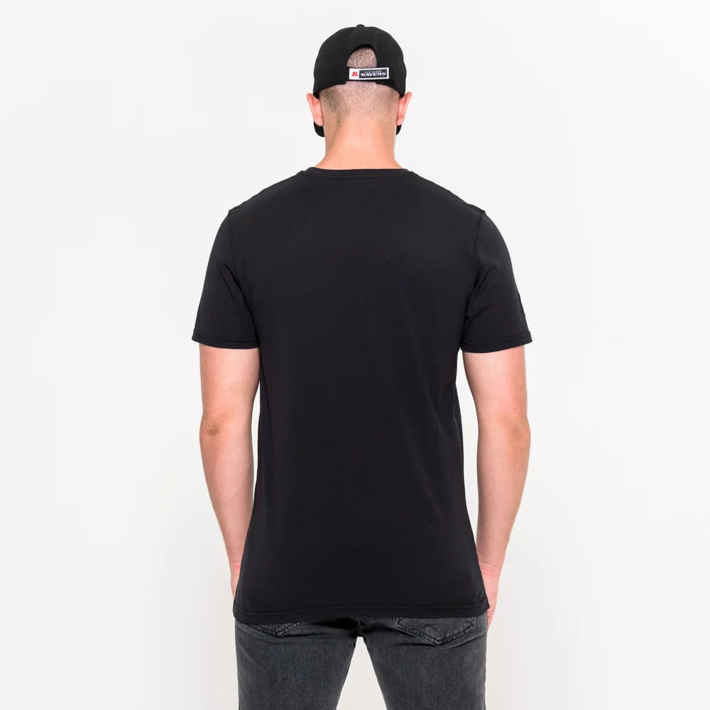 T-Shirt Baltimore Ravens Team Logo nera