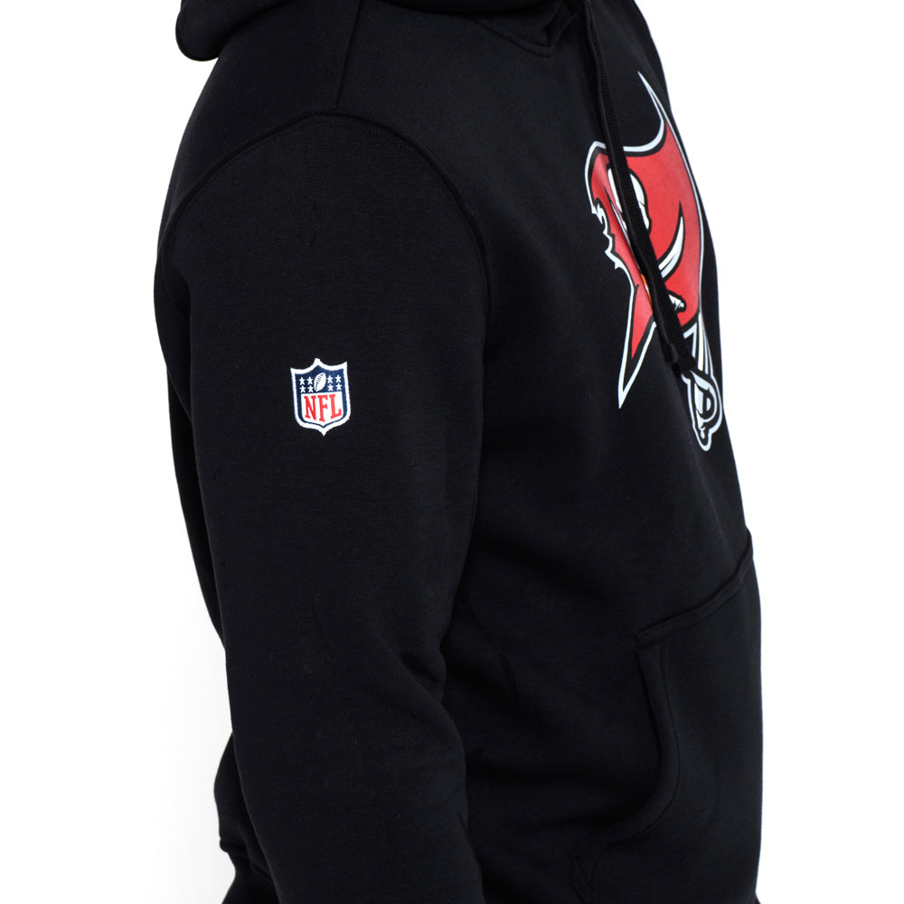 Felpa con cappuccio Tampa Bay Buccaneers Team Logo nera
