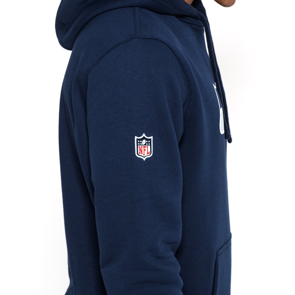 Felpa con cappuccio Seattle Seahawks Team logo blu