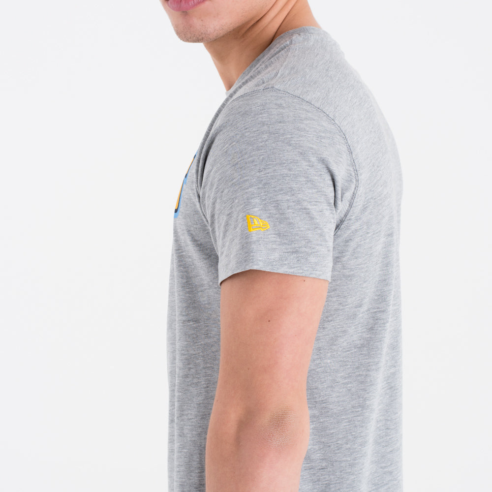 T-shirt grigia con logo della squadra NBA dei Denver Nuggets