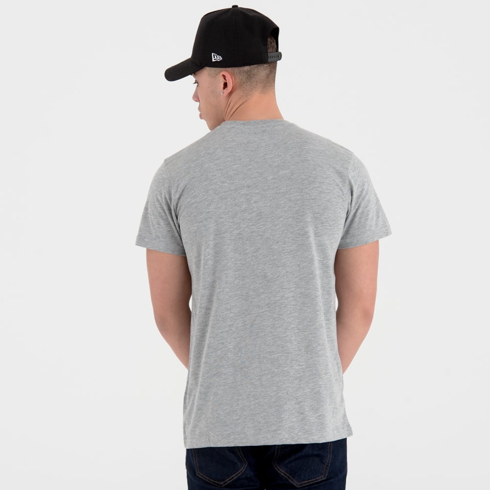 T-shirt grigia con logo della squadra NBA dei Denver Nuggets