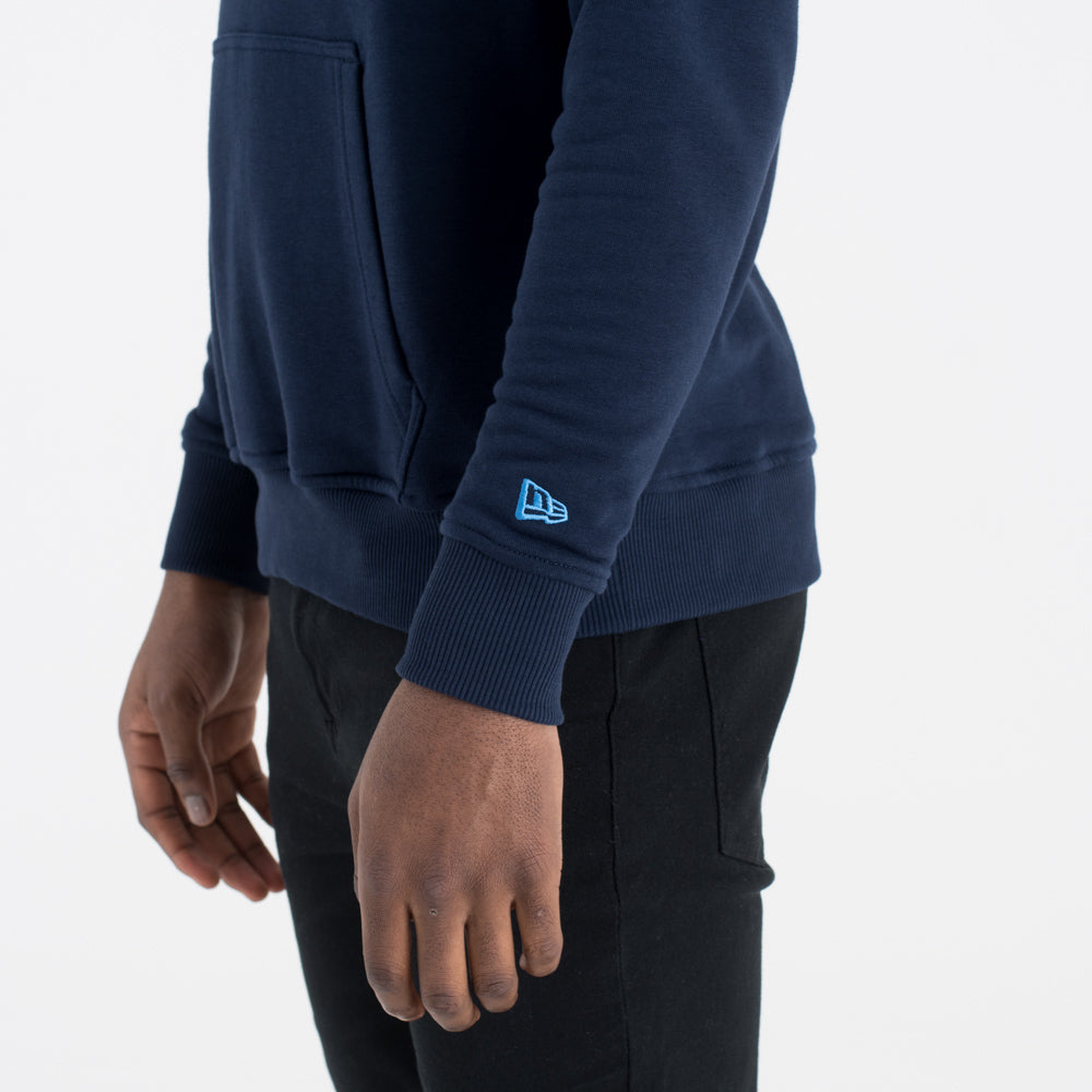 Felpa con cappuccio Memphis Grizzlies Team Logo Blu Navy