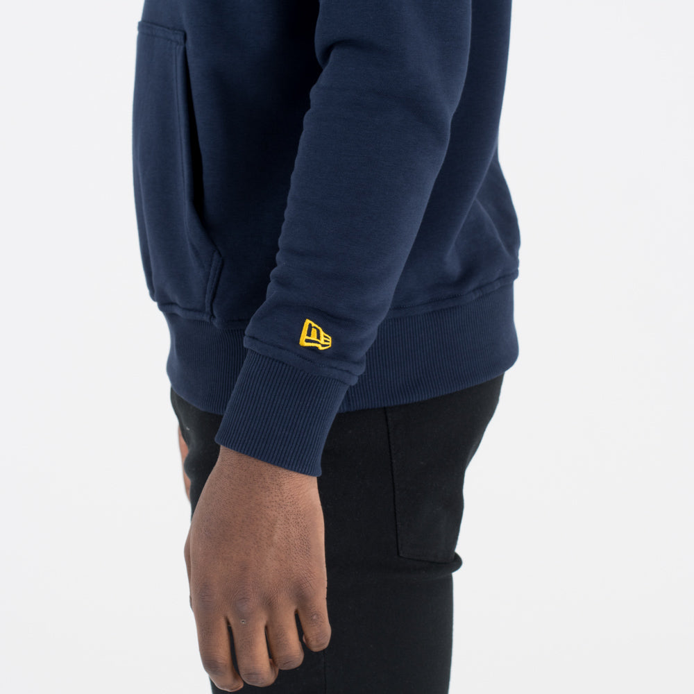 Felpa con cappuccio Denver Nuggets Team Logo Blu Navy