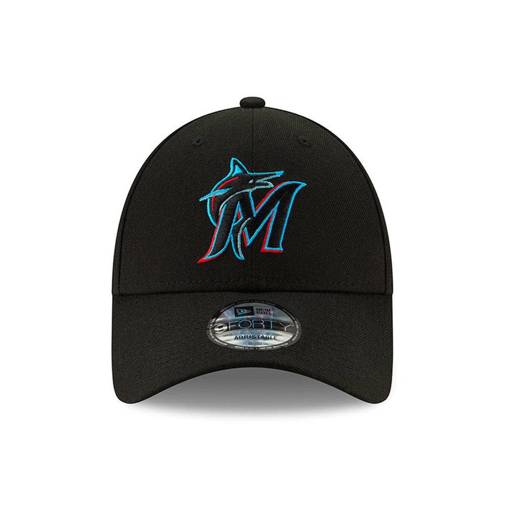 Cappellino 9FORTY Regolabile Miami Marlins League nero