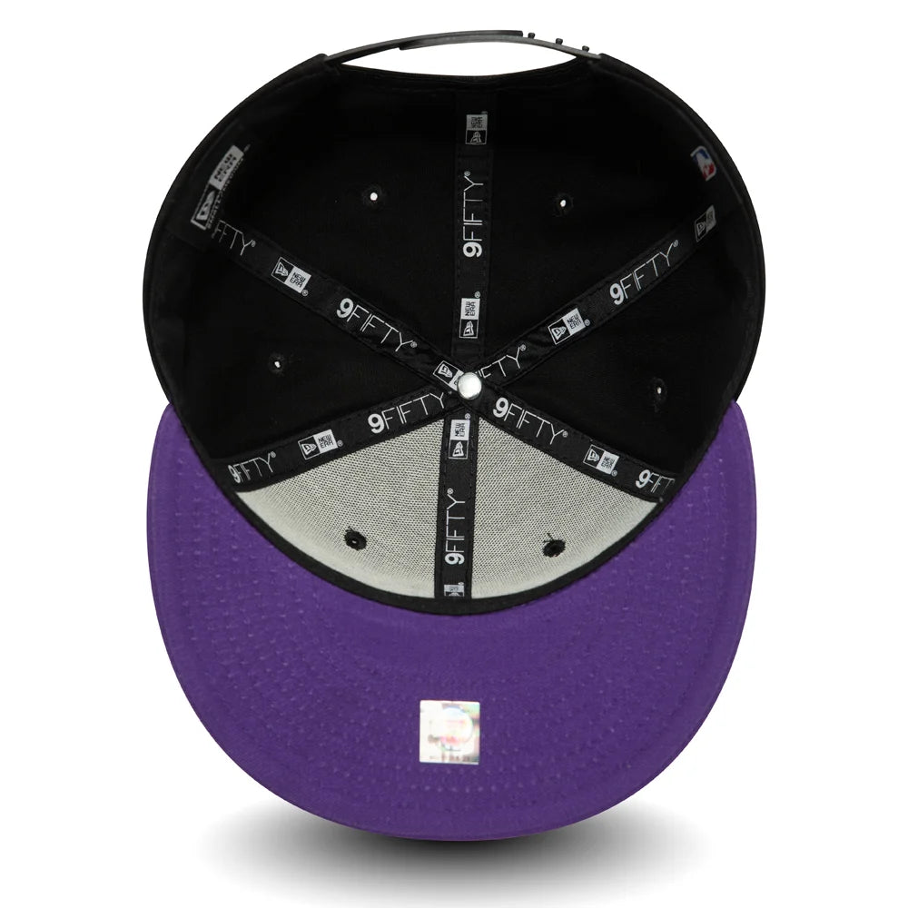 Cappellino 9FIFTY Snapback LA Lakers Logo Nero