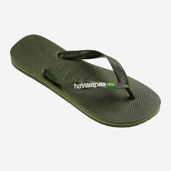 Havaianas Brasil Logo Green Green