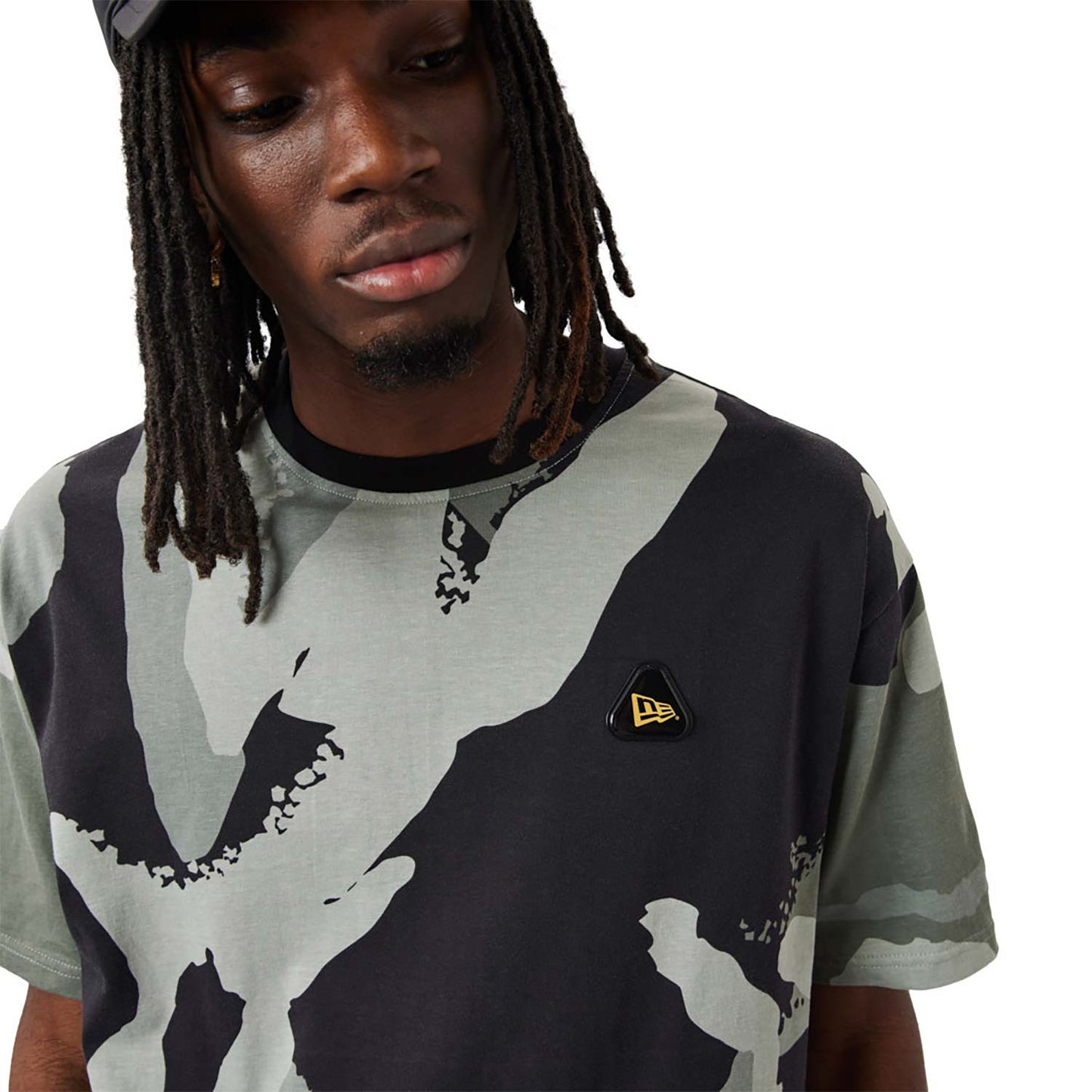 T-Shirt oversize New Era Graphic Camo Print Nera
