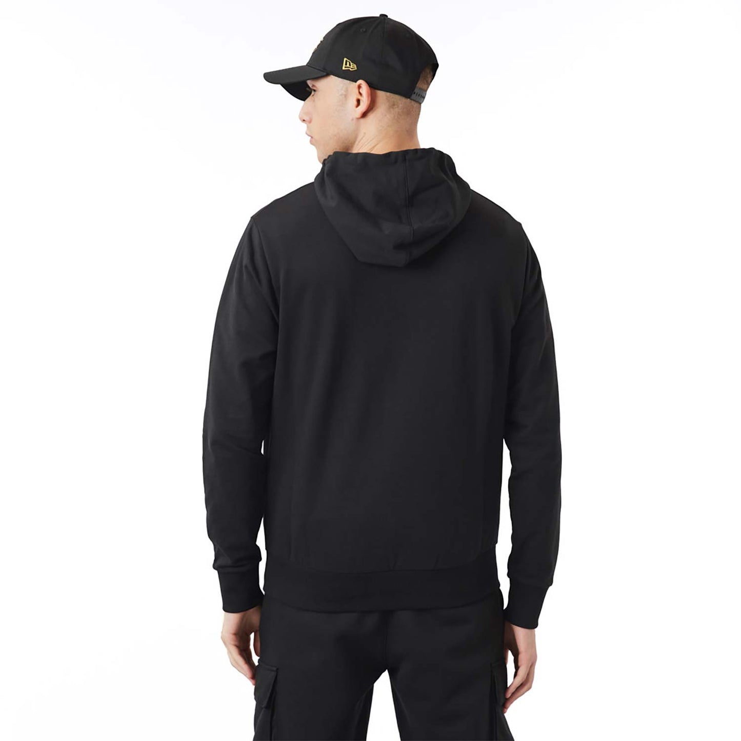 Felpa con cappuccio LA Lakers NBA Foil nera