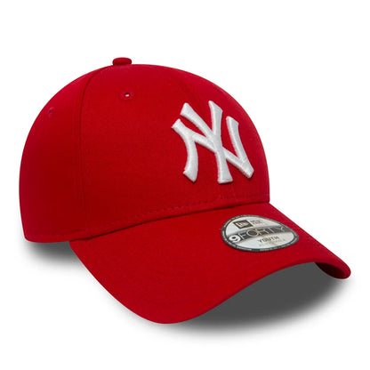 Cappellino 9FORTY Regolabile New York Yankees Essential Kids Rosso