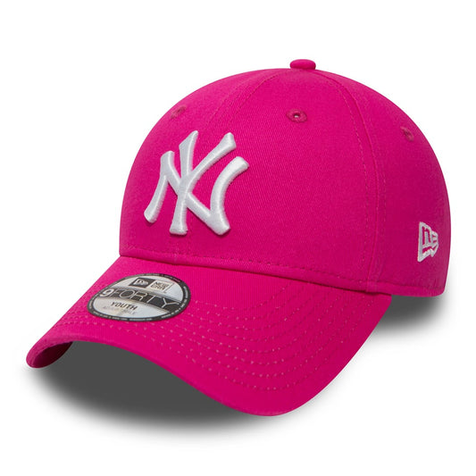 Cappellino 9FORTY Regolabile New York Yankees Essential Kids fucsia
