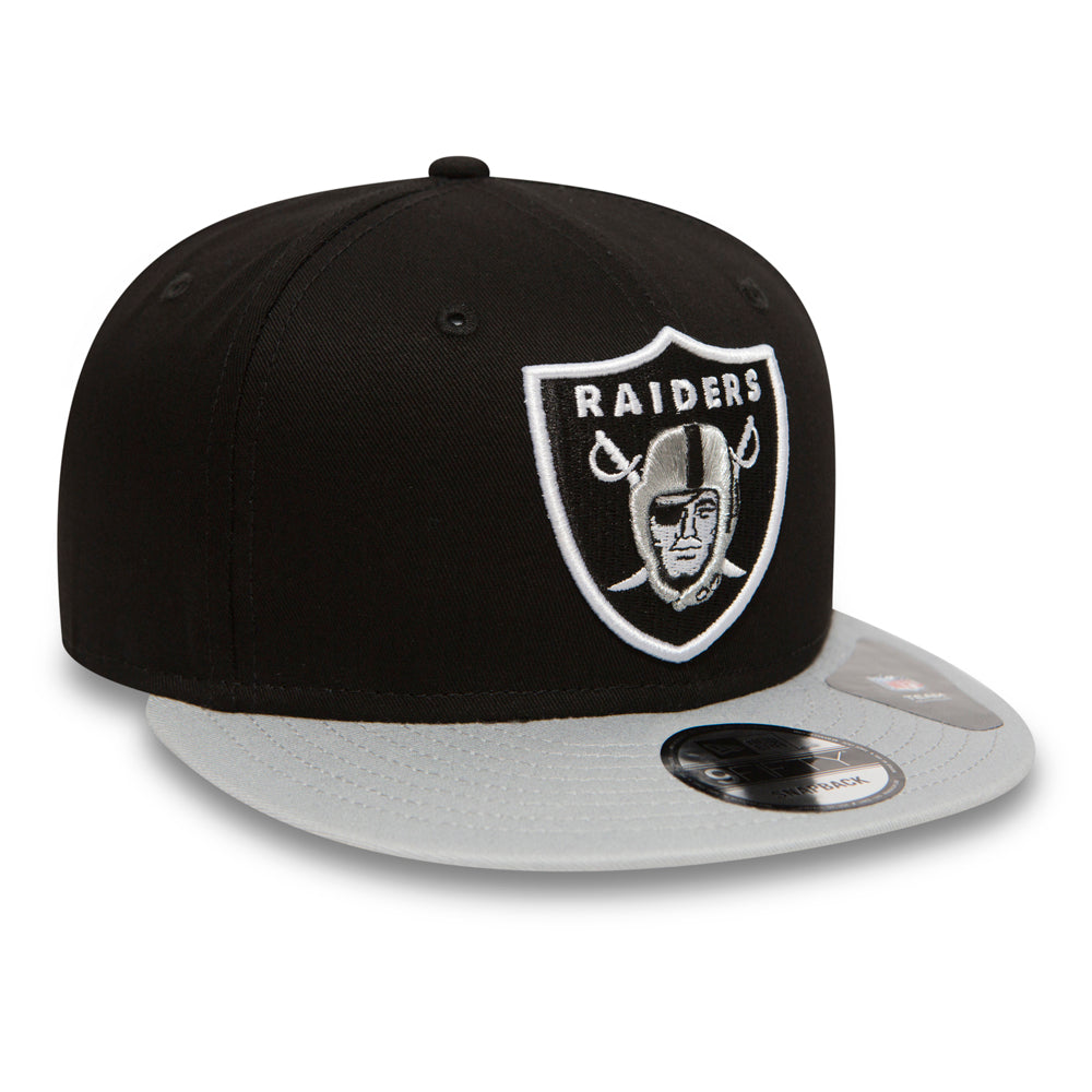 Cappellino 9FIFTY Snapback Las Vegas Raiders in cotone Nero e Grigio