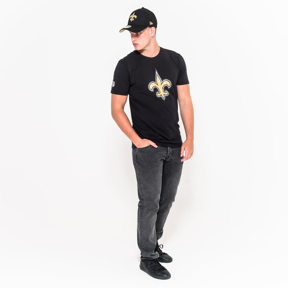 T-shirt New Orleans Saints Team Logo nera