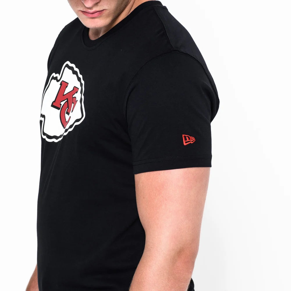 T-shirt Team Logo Kansas City Chiefs nera