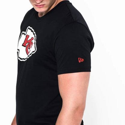 T-shirt Team Logo Kansas City Chiefs nera