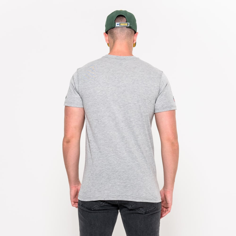 T-Shirt Green Bay Packers Team Logo Grigia