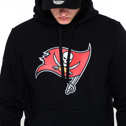 Felpa con cappuccio Tampa Bay Buccaneers Team Logo nera