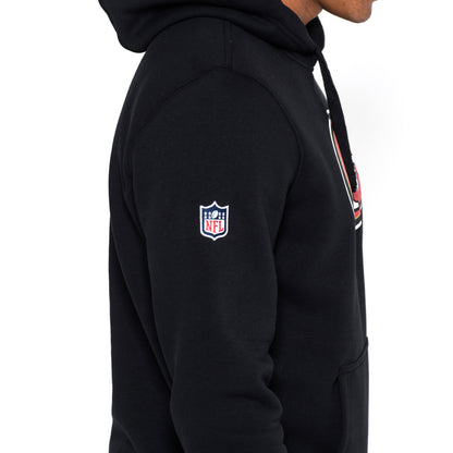 Felpa con cappuccio Team Logo San Francisco 49ers nera