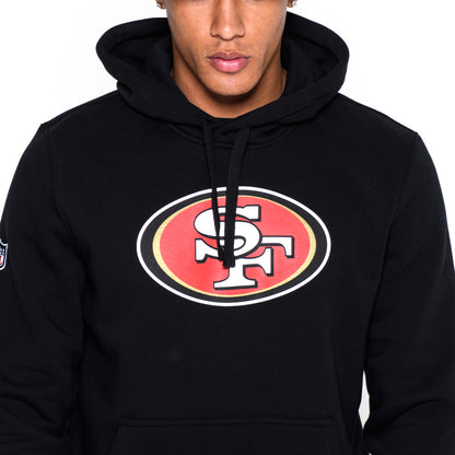 Felpa con cappuccio Team Logo San Francisco 49ers nera