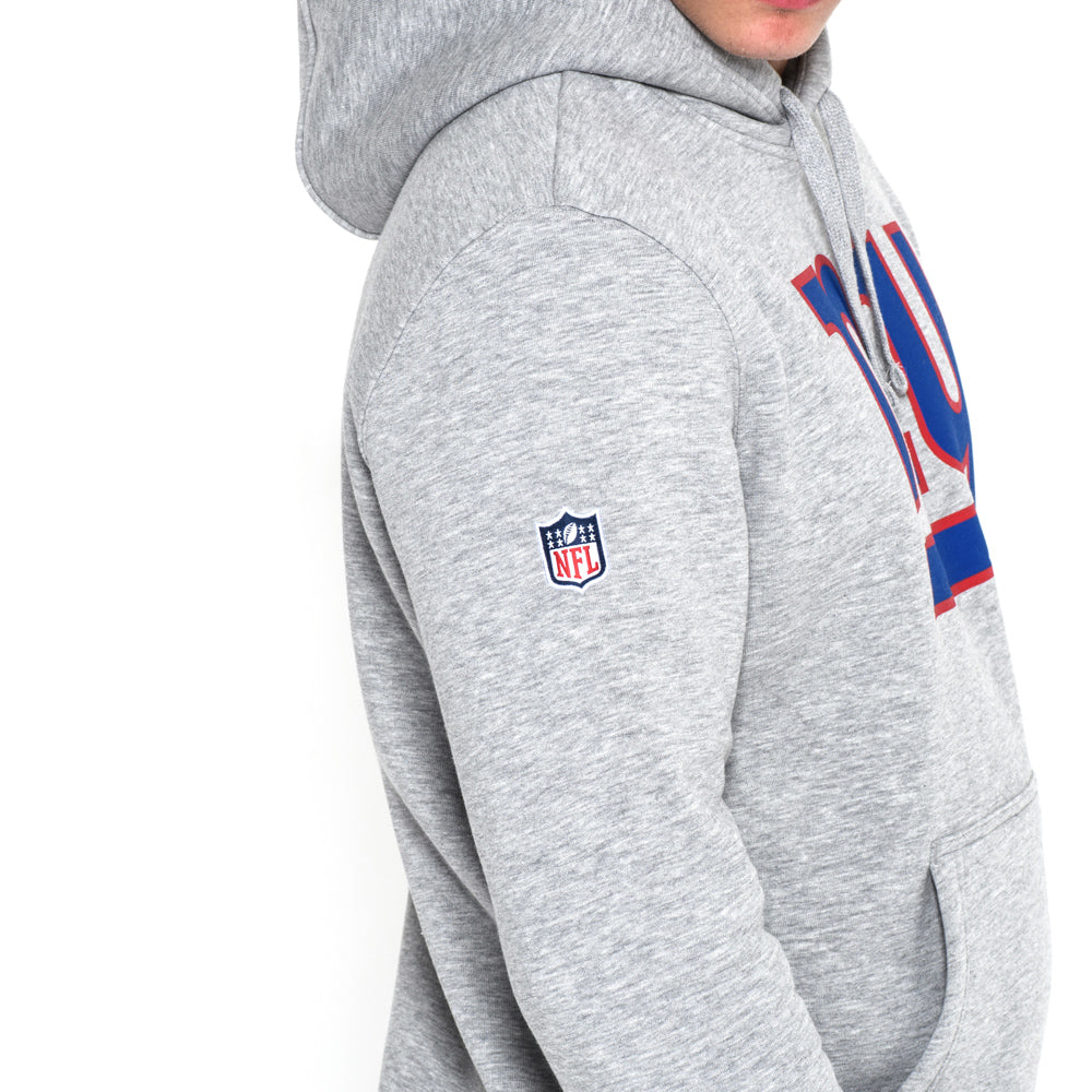 Felpa con cappuccio New York Giants Team Logo grigia