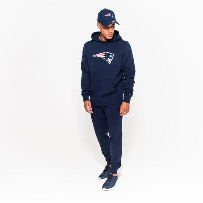 Felpa con cappuccio New England Patriots Team Logo blu