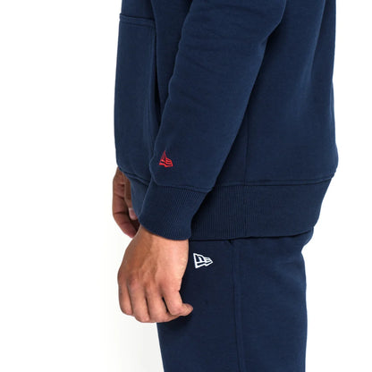 Felpa con cappuccio New England Patriots Team Logo blu