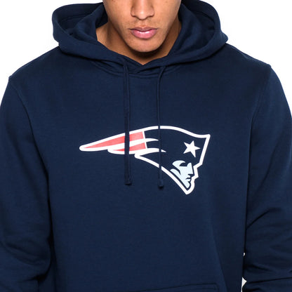 Felpa con cappuccio New England Patriots Team Logo blu