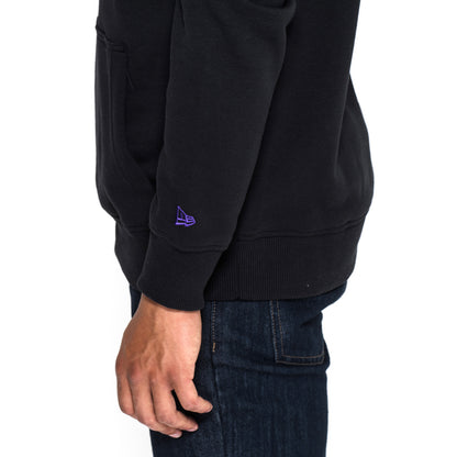 Felpa con cappuccio Minnesota Vikings Team Logo nera