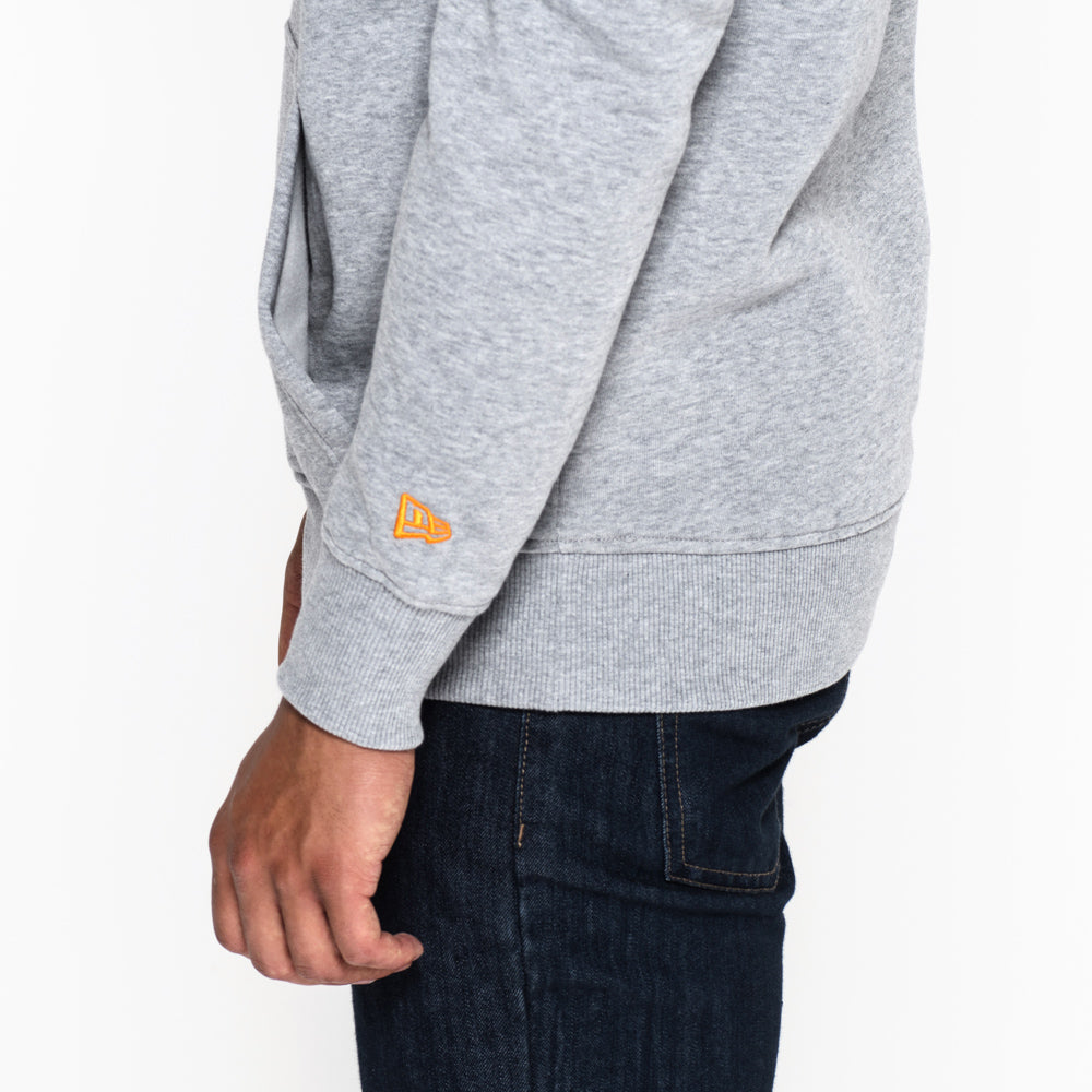 Felpa con cappuccio Miami Dolphins Team Logo grigia