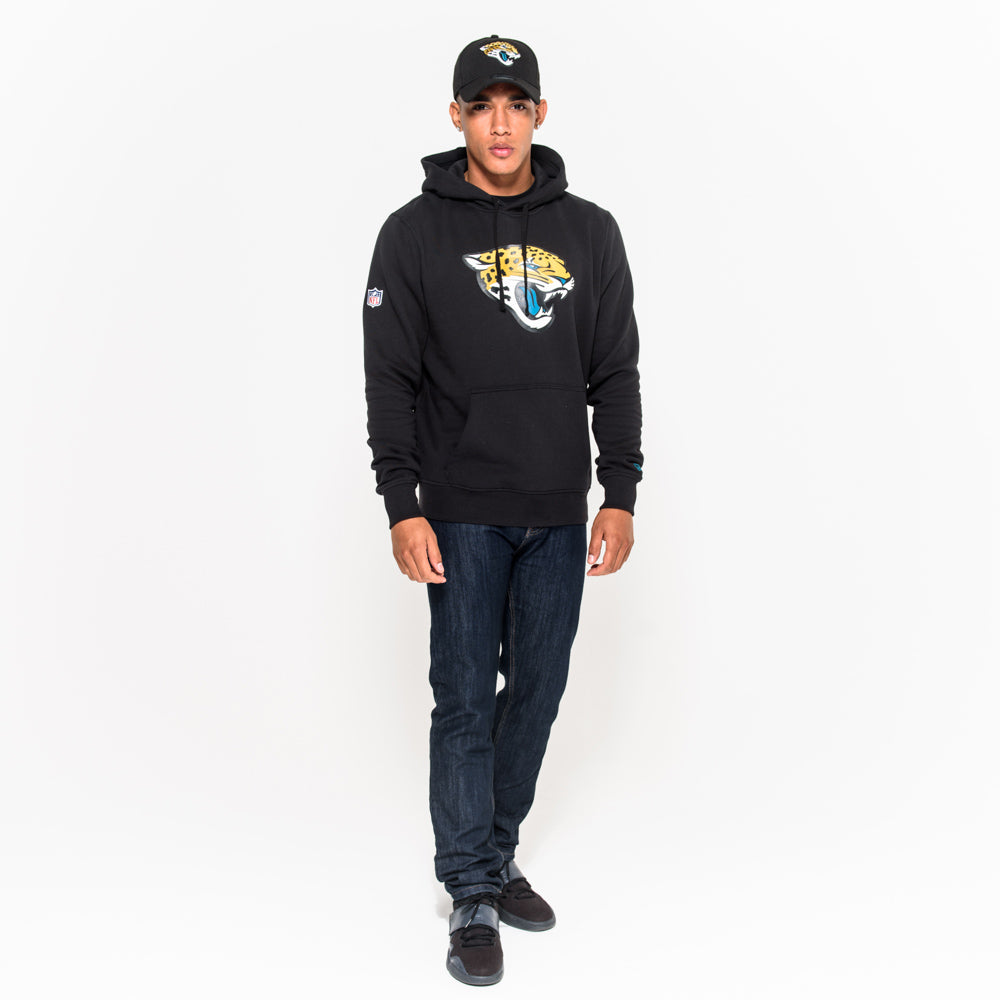 Felpa con cappuccio Jacksonville Jaguars Team Logo nera