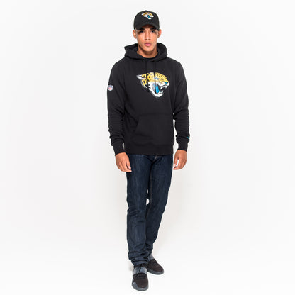 Felpa con cappuccio Jacksonville Jaguars Team Logo nera