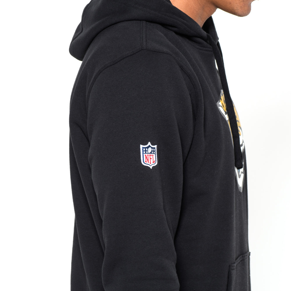Felpa con cappuccio Jacksonville Jaguars Team Logo nera