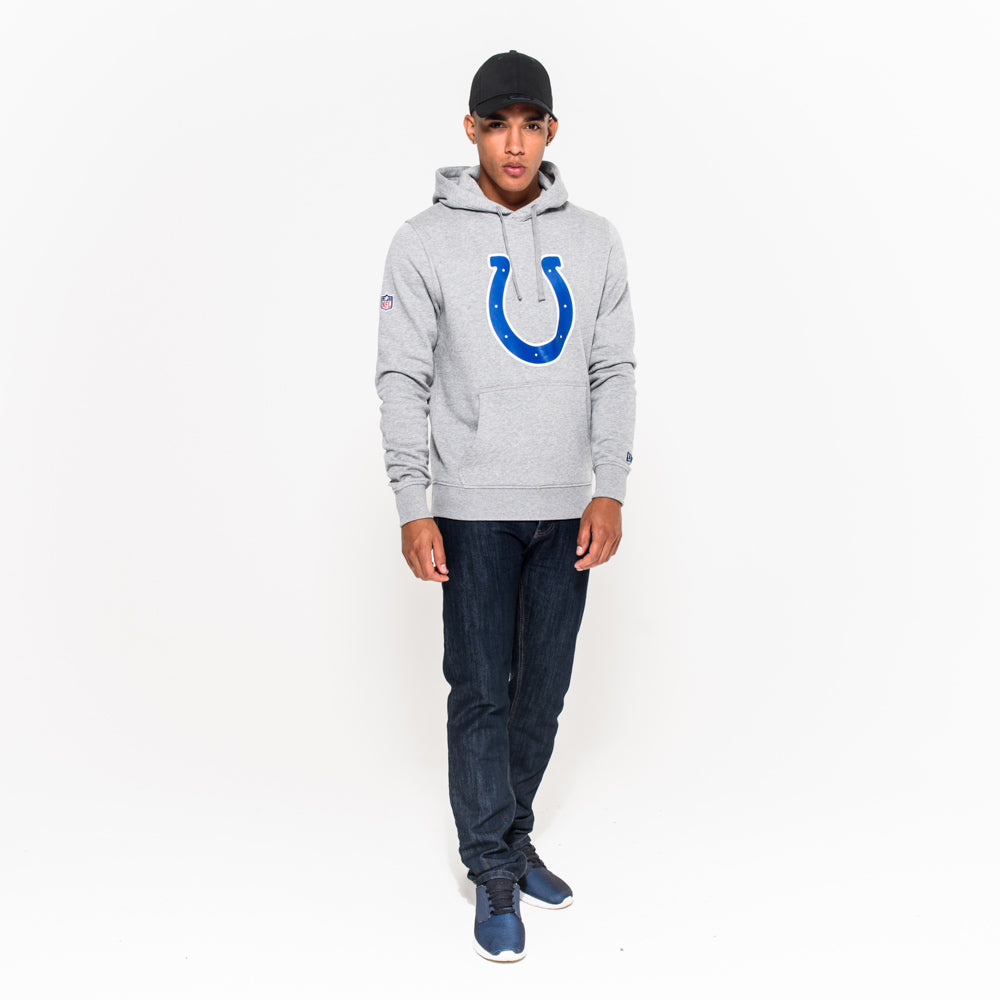 Felpa con cappuccio Indianapolis Colts Team Logo grigia