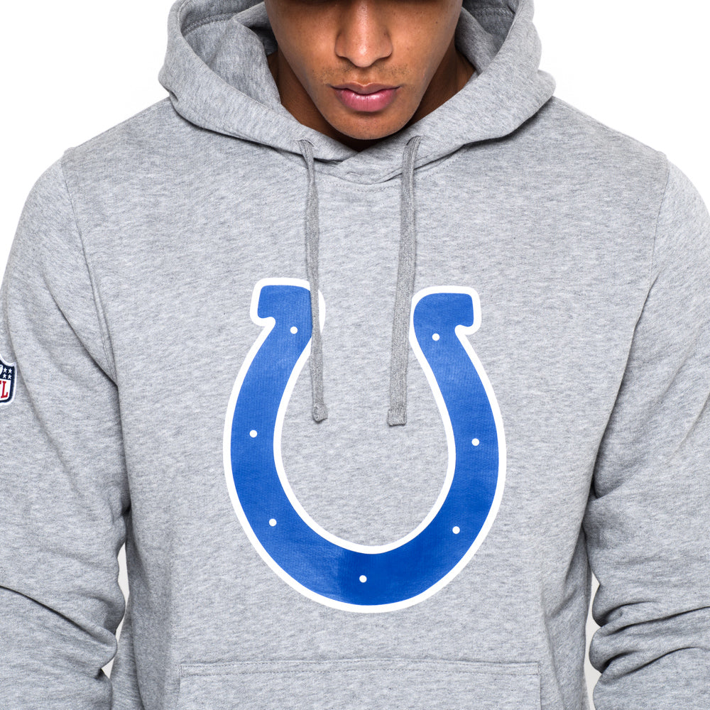 Felpa con cappuccio Indianapolis Colts Team Logo grigia