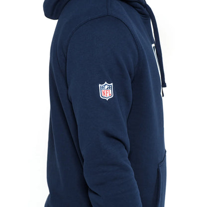 Felpa con cappuccio Houston Texans Team Logo blu navy
