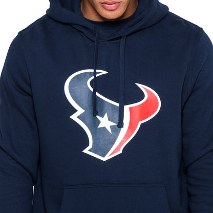 Felpa con cappuccio Houston Texans Team Logo blu navy