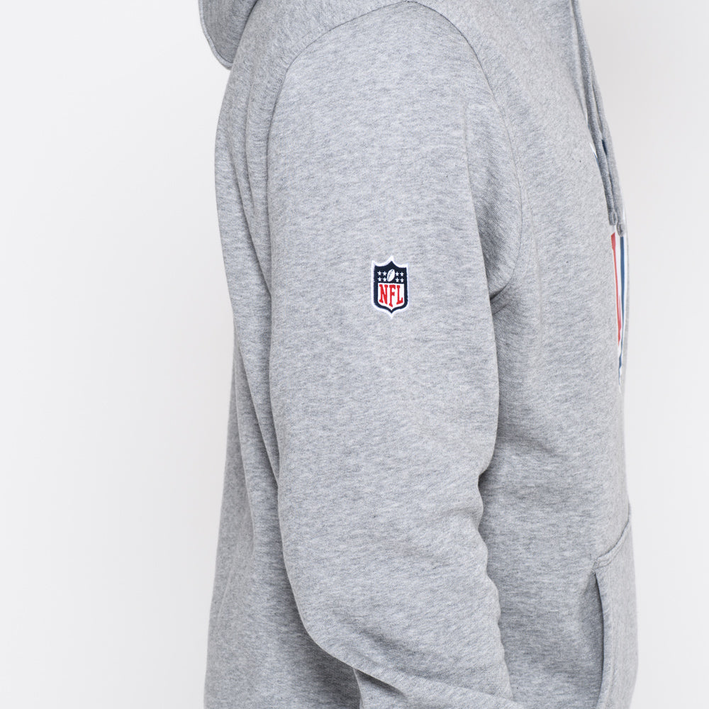 Felpa con cappuccio NFL Logo grigia