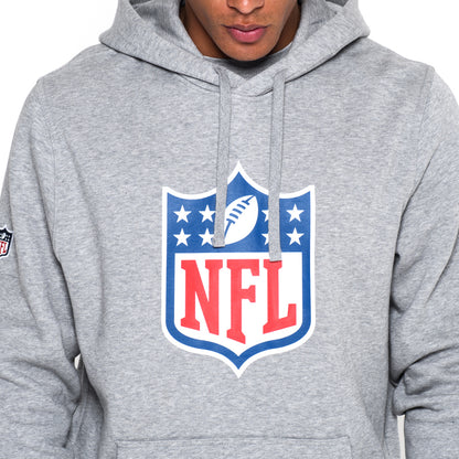 Felpa con cappuccio NFL Logo grigia