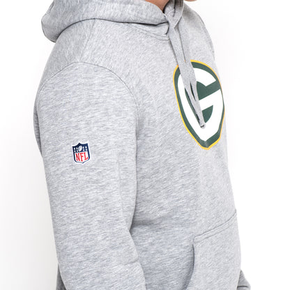 Felpa con cappuccio Team Logo Green Bay Packers grigia