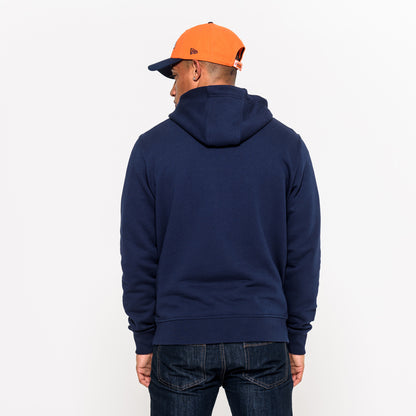 Felpa con cappuccio Denver Broncos Team Logo blu navy
