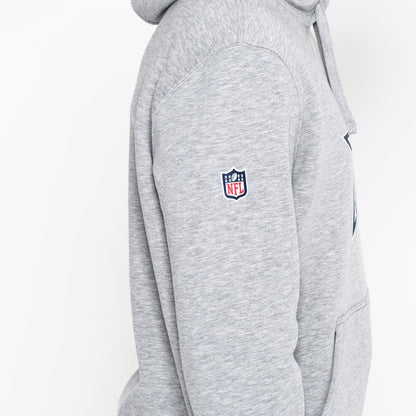 Felpa con cappuccio Dallas Cowboys Team Logo grigia