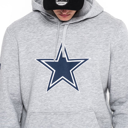 Felpa con cappuccio Dallas Cowboys Team Logo grigia