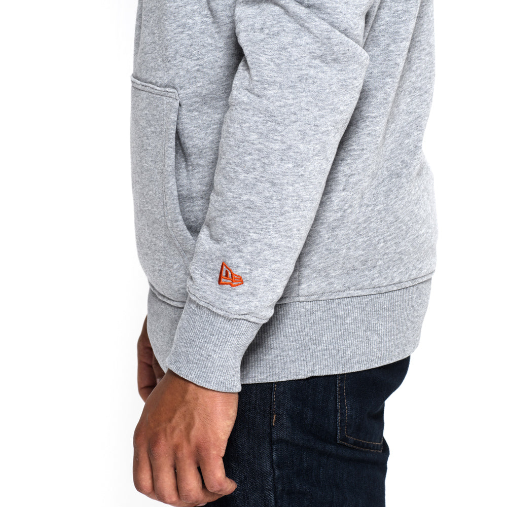 Felpa con cappuccio Chicago Bears Team Logo grigia