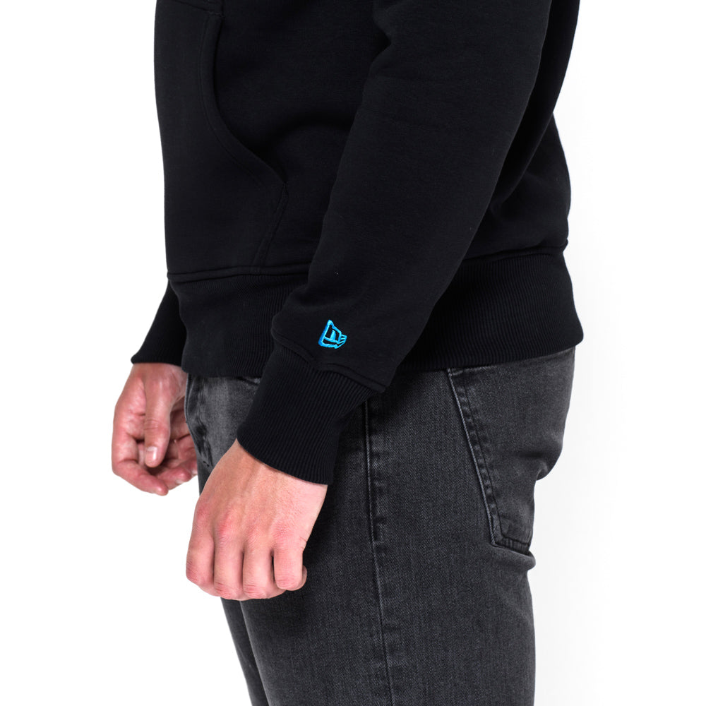 Felpa con cappuccio Carolina Panthers Team Logo nera