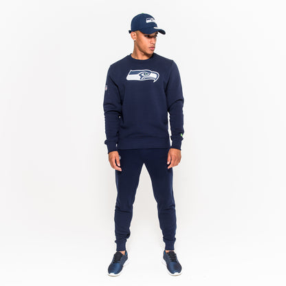 Felpa girocollo Team Logo Seattle Seahawks blu