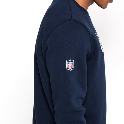 Felpa girocollo Team Logo Seattle Seahawks blu