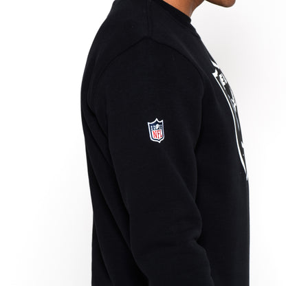 New Era Las Vegas Raiders Team Logo Black Crew Neck Hoodie