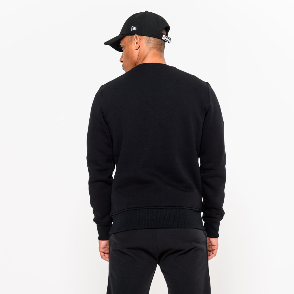 New Era Las Vegas Raiders Team Logo Black Crew Neck Hoodie