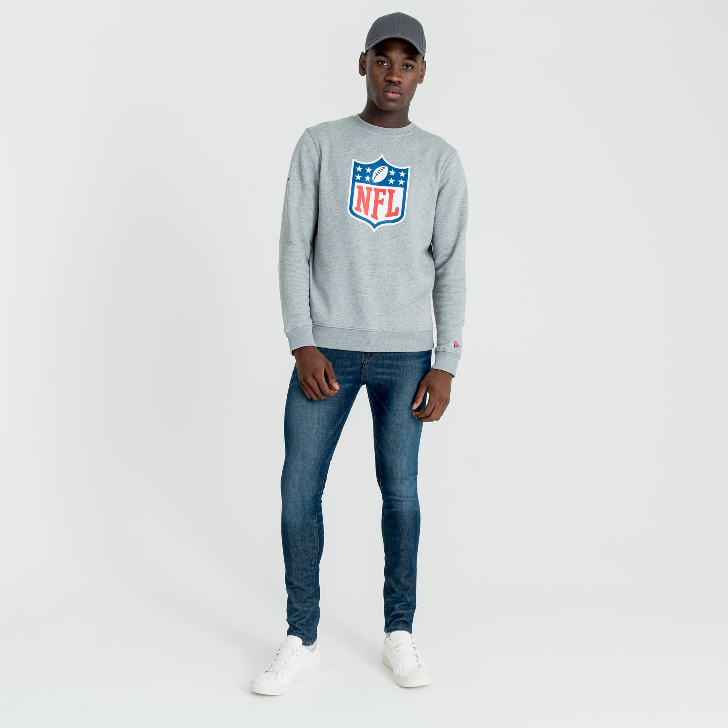 Felpa New Era NFL grigia
